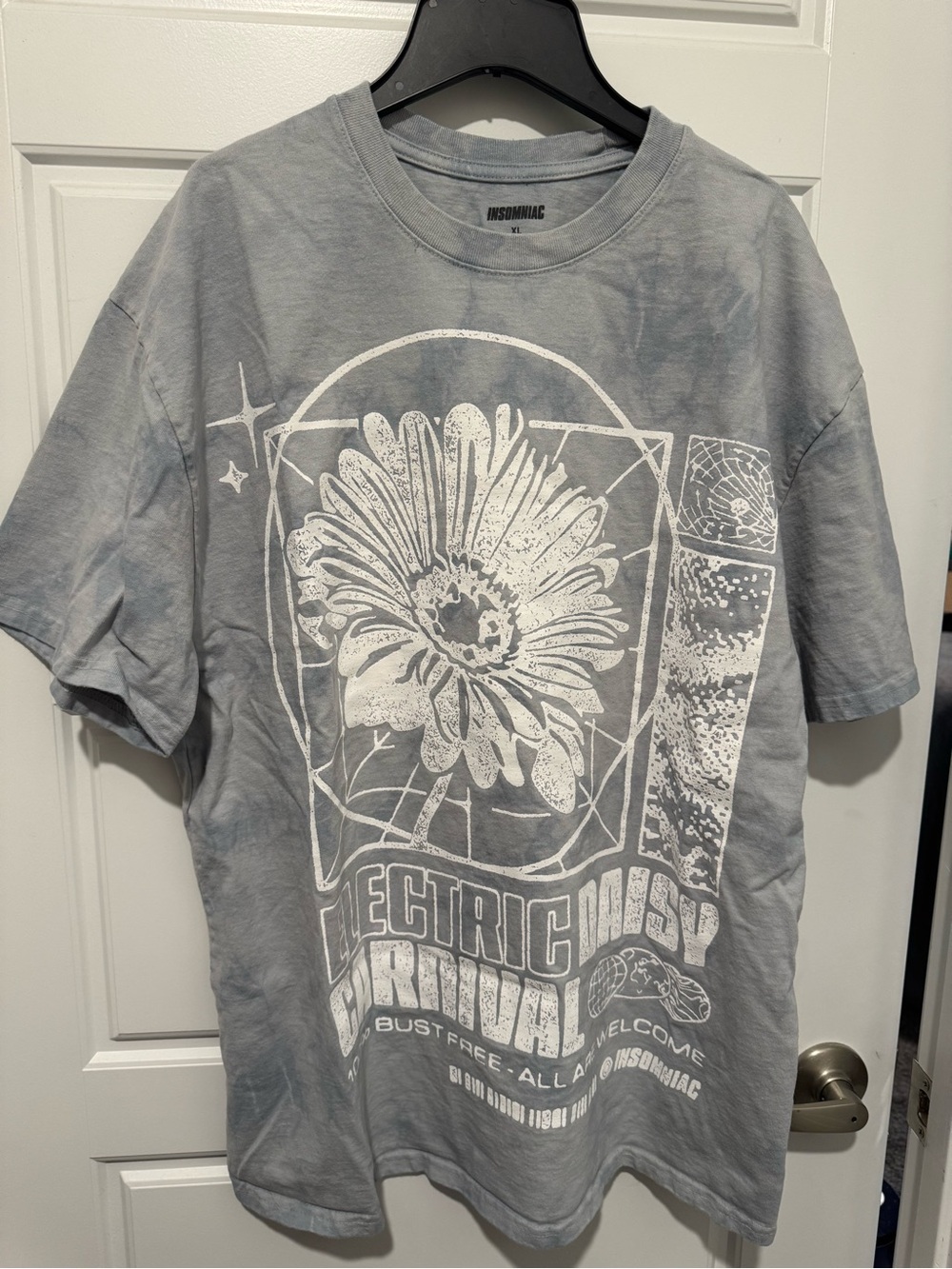 EDC Short Sleeve Tee - Gray Tie Dye